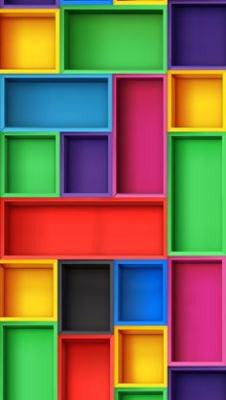 rainbow plastic containers
