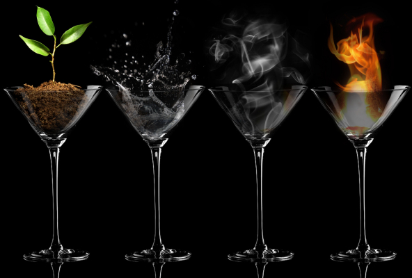 four elements glass