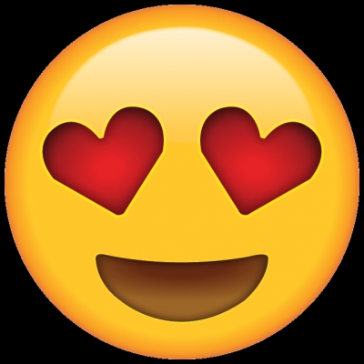 emoji heart eyes