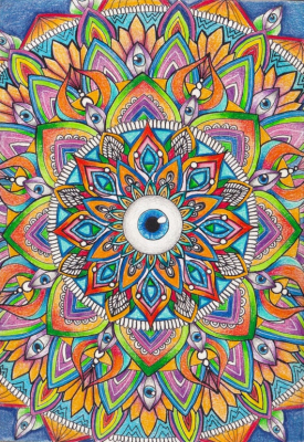 trippy wallpaper psychedelic colorful  fractal