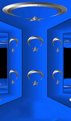 blue pattern a
