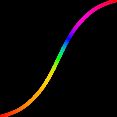 [starfury] LINE RAINBOW ease out, ease in 1
