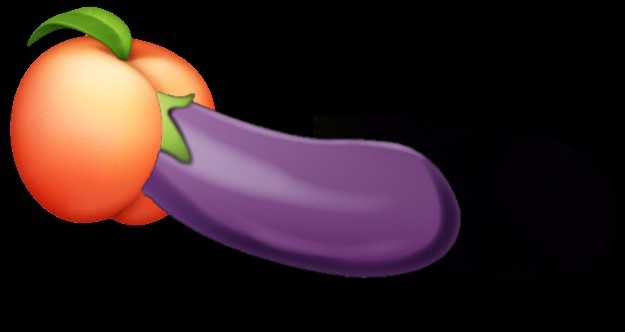 peach and eggplant 2 of 2