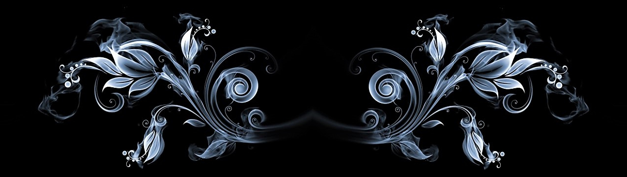 black and white filigree