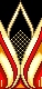 Flames ornamental