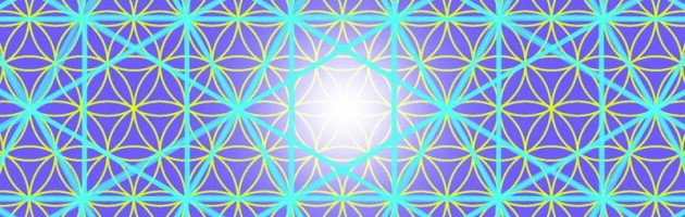 Flower Of Life Crystal Panorama
