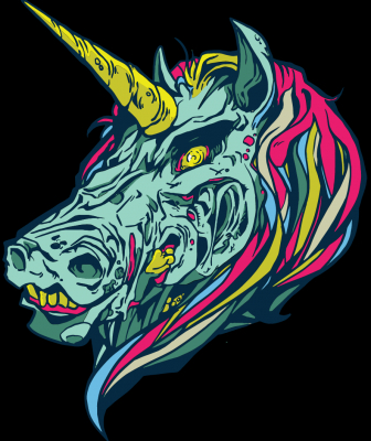 Zombie unicorn