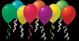 birthday party balloons