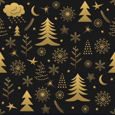 black & gold xmas