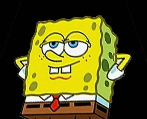 sponge bob chilling