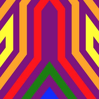 geometric lgbt rainbow