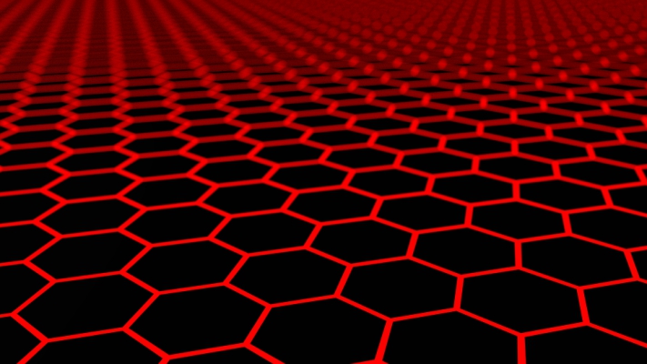 Red Perspective Honey Comb
