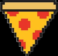 pizza 8 bit slice