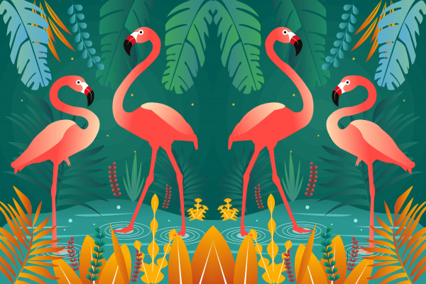 Summer Flamingo