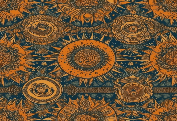 Ornament sun pattern
