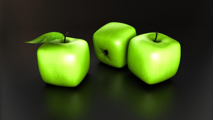 Square  Apples