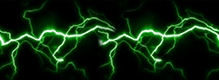 Green lightning