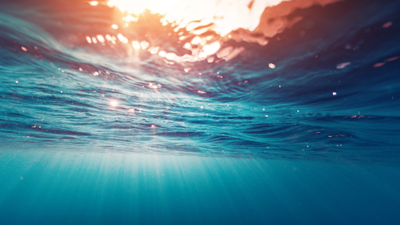 underwater