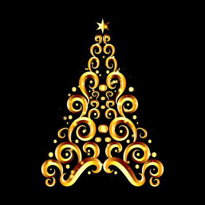 christmastree abstract elegant