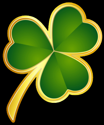 gold border clover
