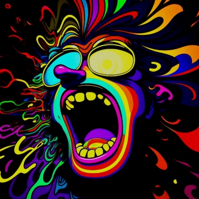scared psychedelic cry from sunglass man 905246 147