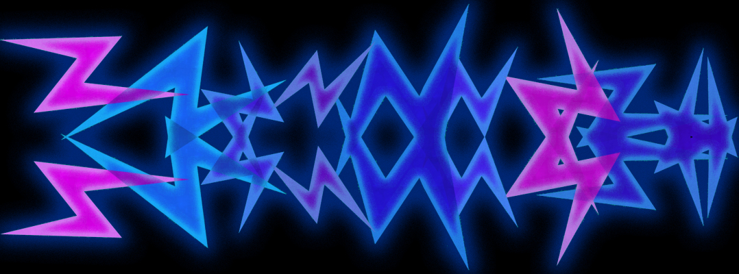 pink and blue lightning