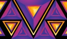 Purple & Gold Triangle Jewel