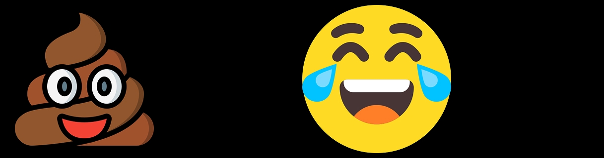 poop laugh emoji