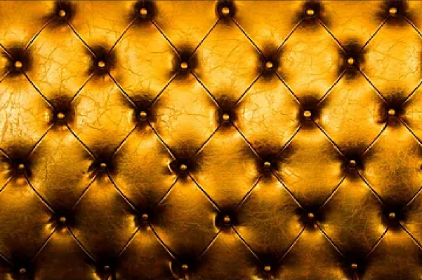 gold upholstery