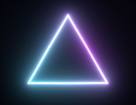 neon triangle