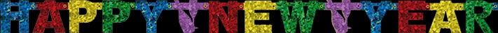 Happy New Year Paper Banner