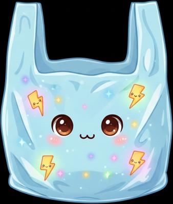 Cute plastic bag