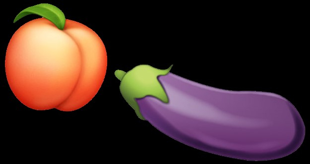 peach and eggplant 1 of 2