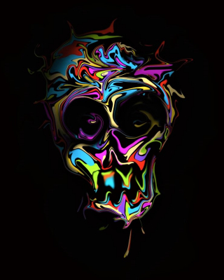 Rainbow Skull