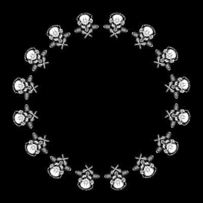 stock illustration 21286403 skull in headphones round preview