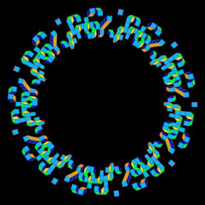 Cubes color round preview