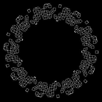 Cubes plain round preview