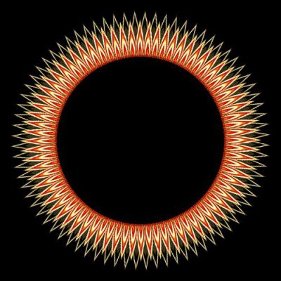 Ornamental fire round preview