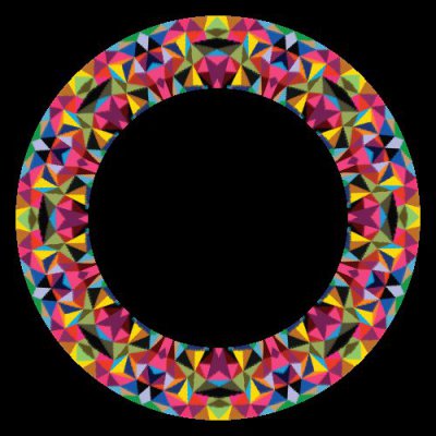 pop art mosaic round preview