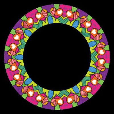 popart heart round preview