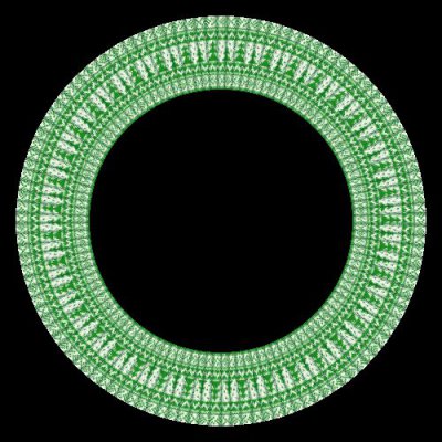 christmas trees round preview