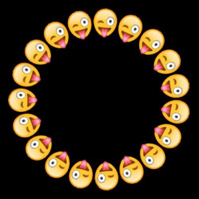 Emoji lick face round preview