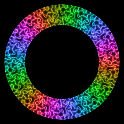 multi coloured plasma round preview