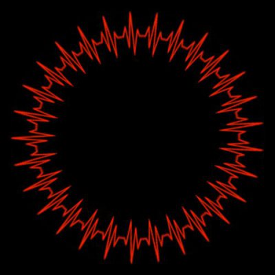 Heartbeat Pulse - Red round preview