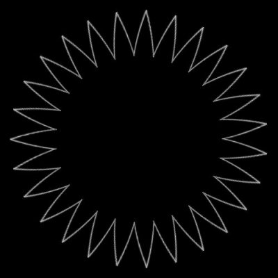 Simple White Petal - White round preview