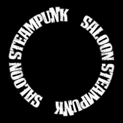 Steampunk Saloon - Logo Flat round preview