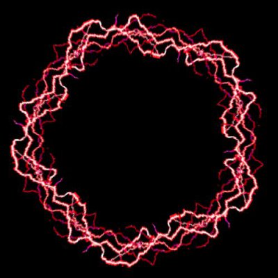 Lightning - Red round preview