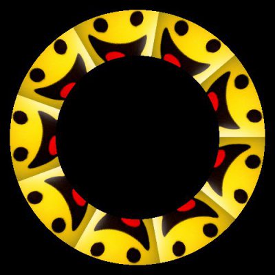 Happy Face round preview