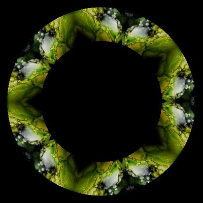 Green abstract round preview