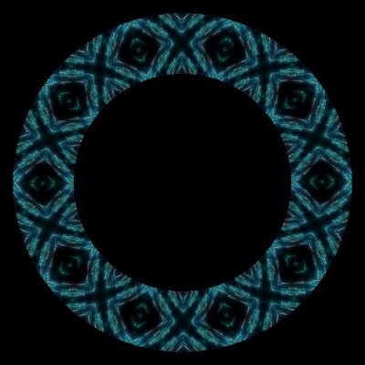 Abstract space round preview